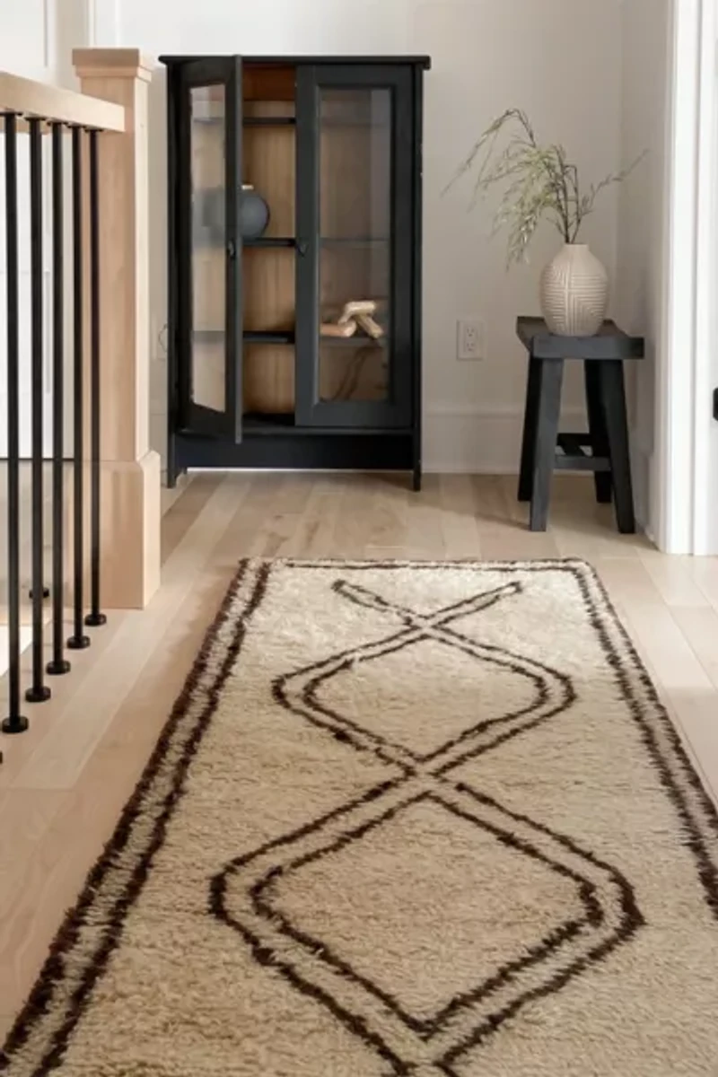 Revival Lais Hand-knotted Shag Wool Rug