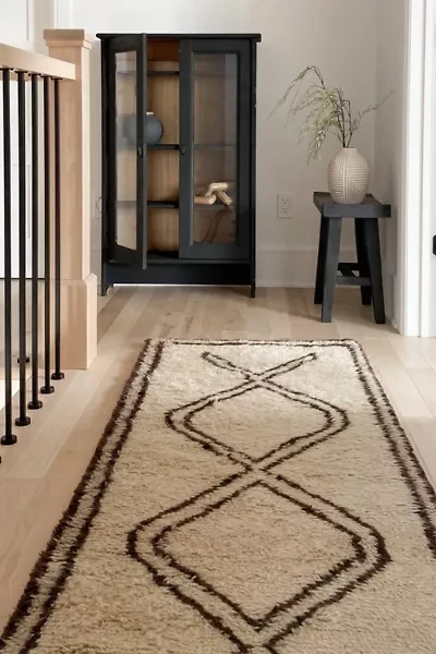 Revival Lais Hand-knotted Shag Wool Rug