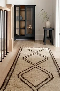 Revival Lais Hand-knotted Shag Wool Rug