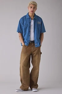 Dickies X Harley Davidson Logo Patch Mechanic Button-Down Shirt