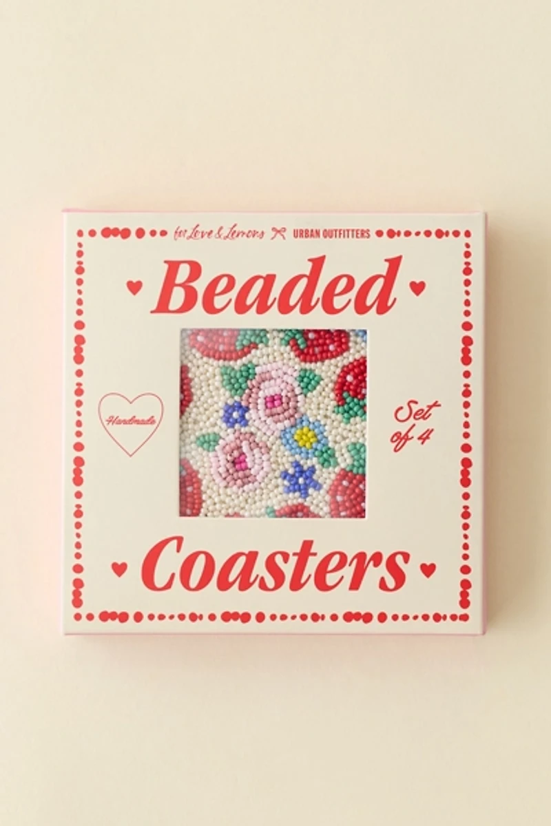 For Love & Lemons UO Exclusive Beaded Coaster Set
