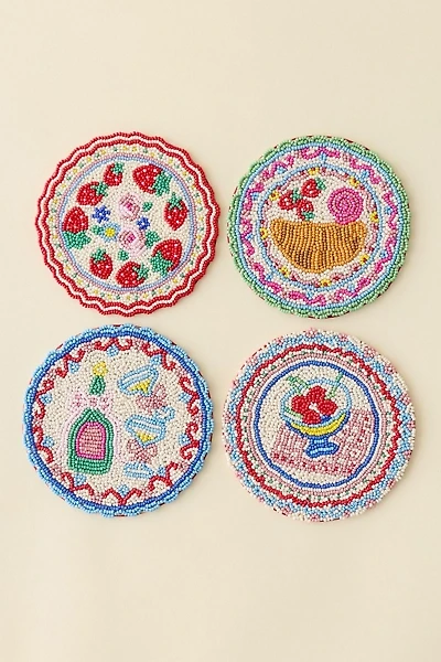 For Love & Lemons UO Exclusive Beaded Coaster Set