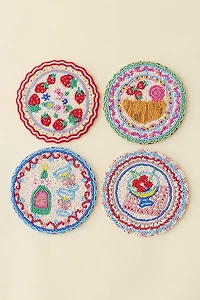 For Love & Lemons UO Exclusive Beaded Coaster Set