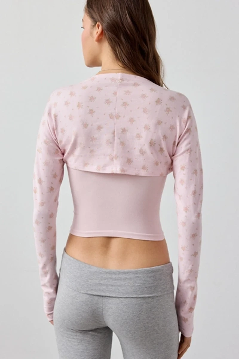 Out From Under Bec Ballet Long Sleeve Shrug Top