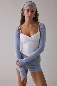 Out From Under Bec Ballet Long Sleeve Shrug Top