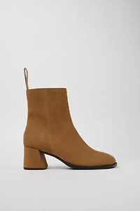 Camper Kora Leather Zip-Up Ankle Boot