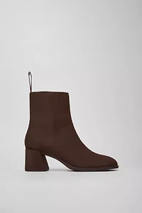 Camper Kora Leather Zip-Up Ankle Boot