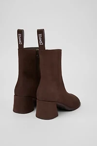 Camper Kora Leather Zip-Up Ankle Boot