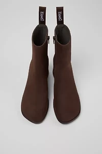Camper Kora Leather Zip-Up Ankle Boot