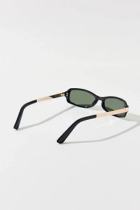 Trina Slim Rectangle Sunglasses