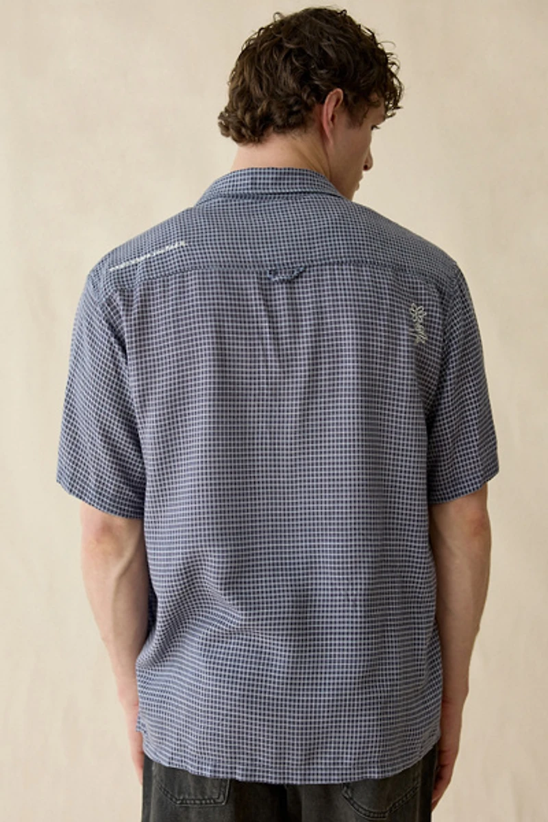 The Critical Slide Society Wignut Embroidered Short Sleeve Shirt