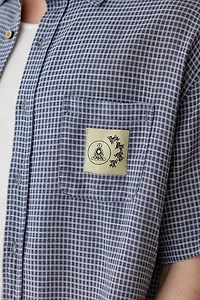 The Critical Slide Society Wignut Embroidered Short Sleeve Shirt