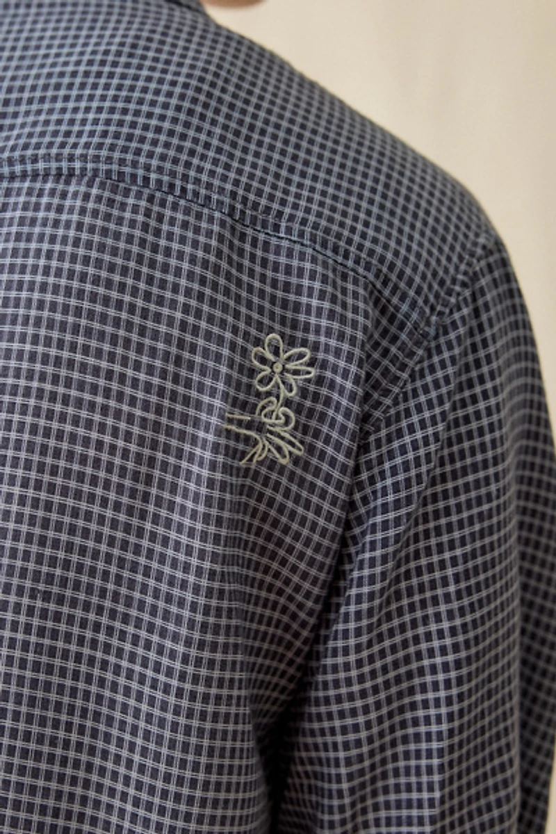 The Critical Slide Society Wignut Embroidered Short Sleeve Shirt