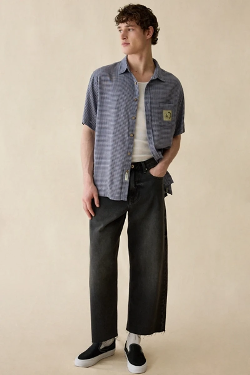 The Critical Slide Society Wignut Embroidered Short Sleeve Shirt