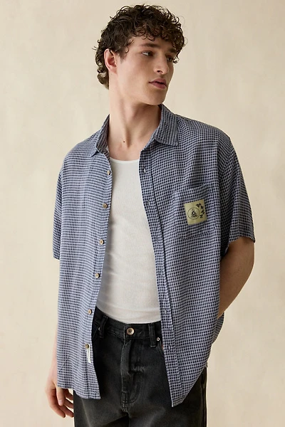 The Critical Slide Society Wignut Embroidered Short Sleeve Shirt