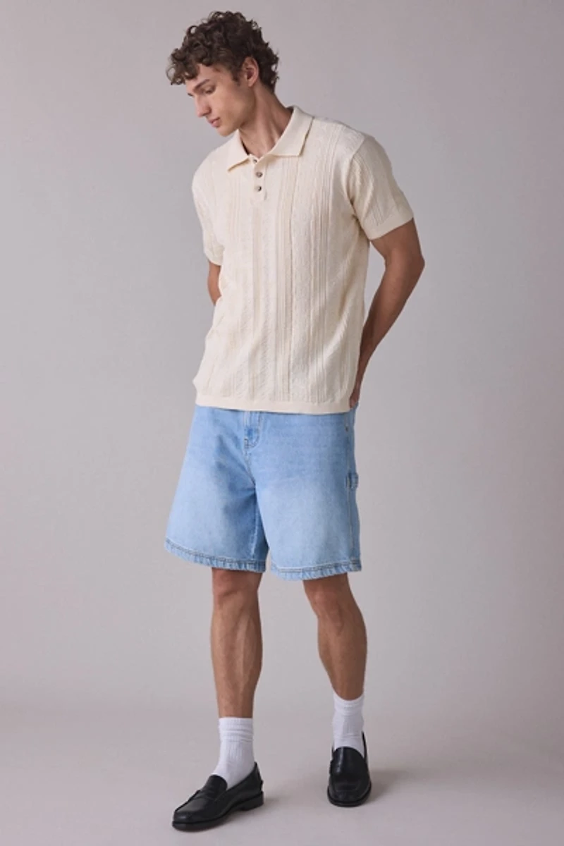 The Critical Slide Society Rails Short Sleeve Polo Sweater