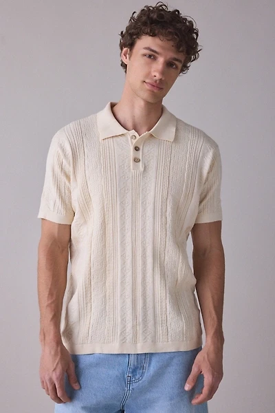 The Critical Slide Society Rails Short Sleeve Polo Sweater