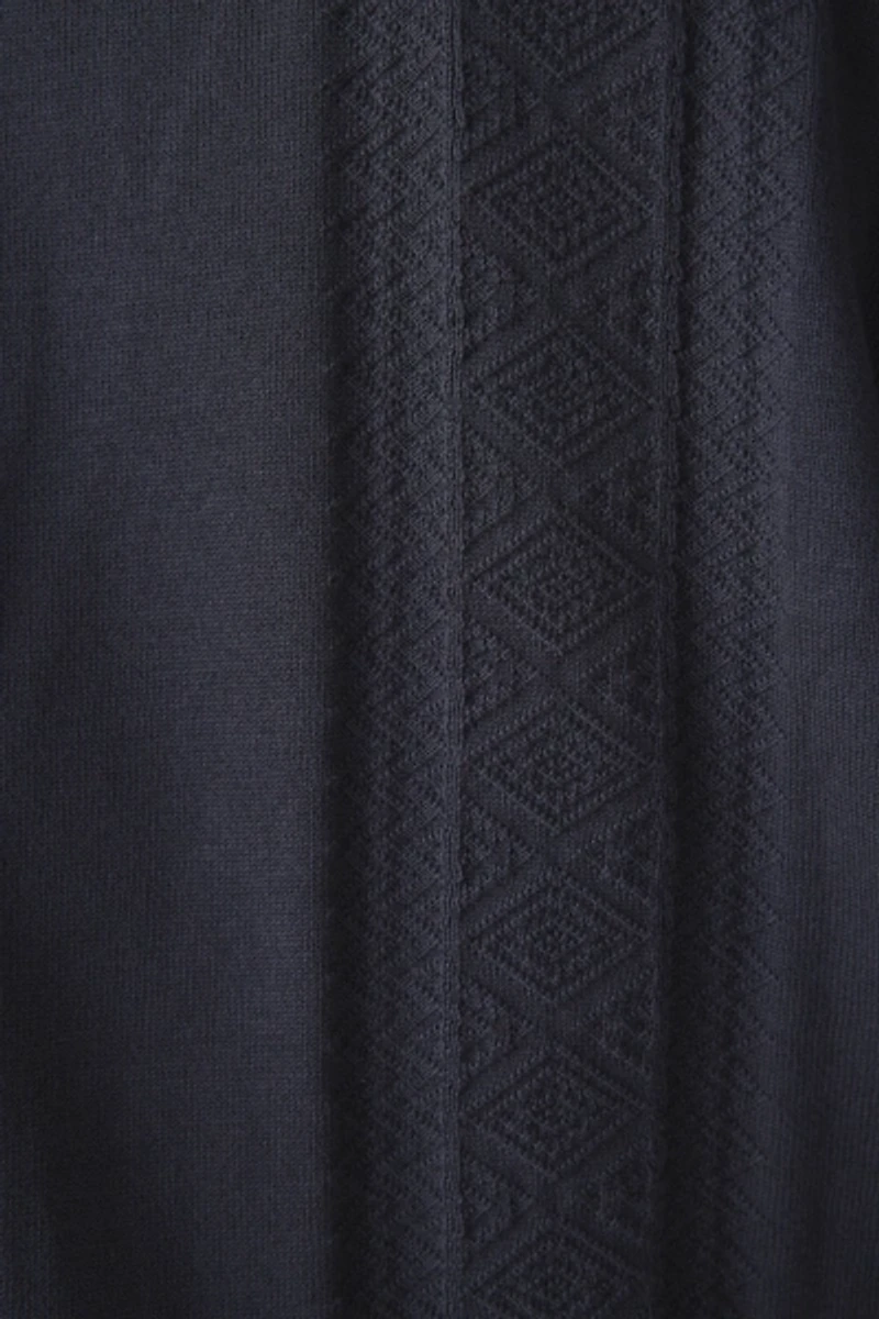 The Critical Slide Society Trader Knit Short Sleeve Polo Sweater