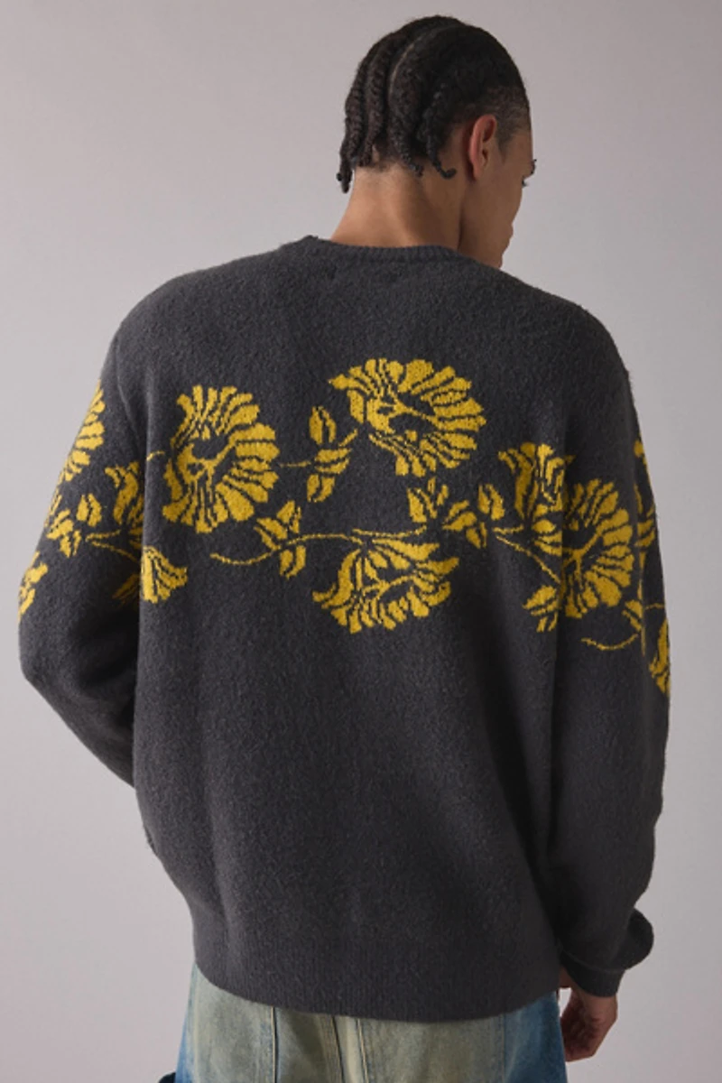 The Critical Slide Society Peace Knit Crew Neck Sweater