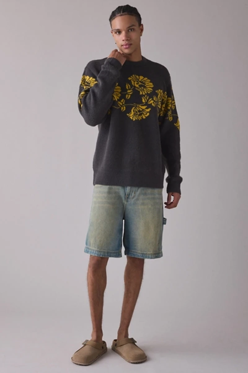 The Critical Slide Society Peace Knit Crew Neck Sweater
