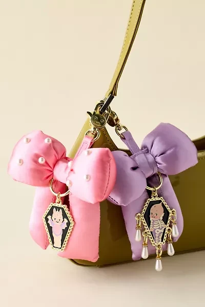 Whatever! Makes You Happy Kewpie Mystery Puffy Bow Blind Box Bag Charm