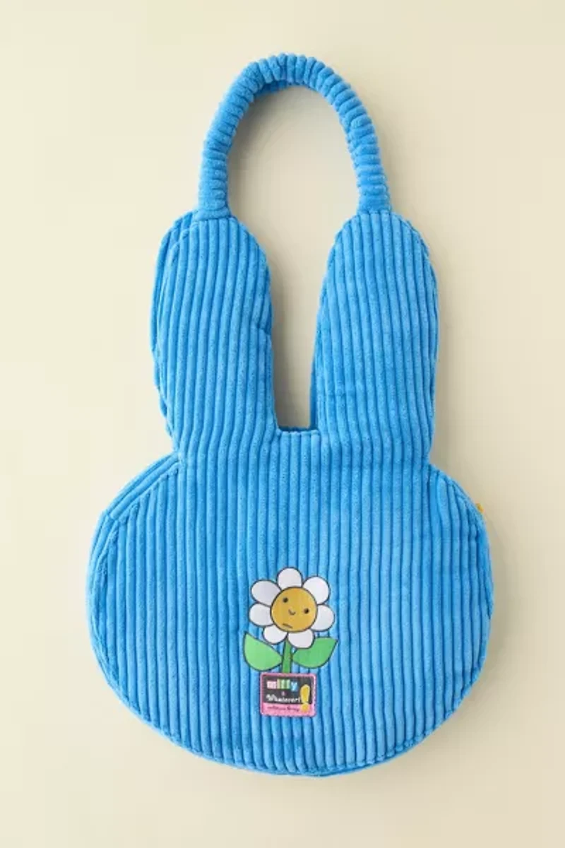 Miffy Whatever! Makes You Happy Oversized Corduroy Tote Bag