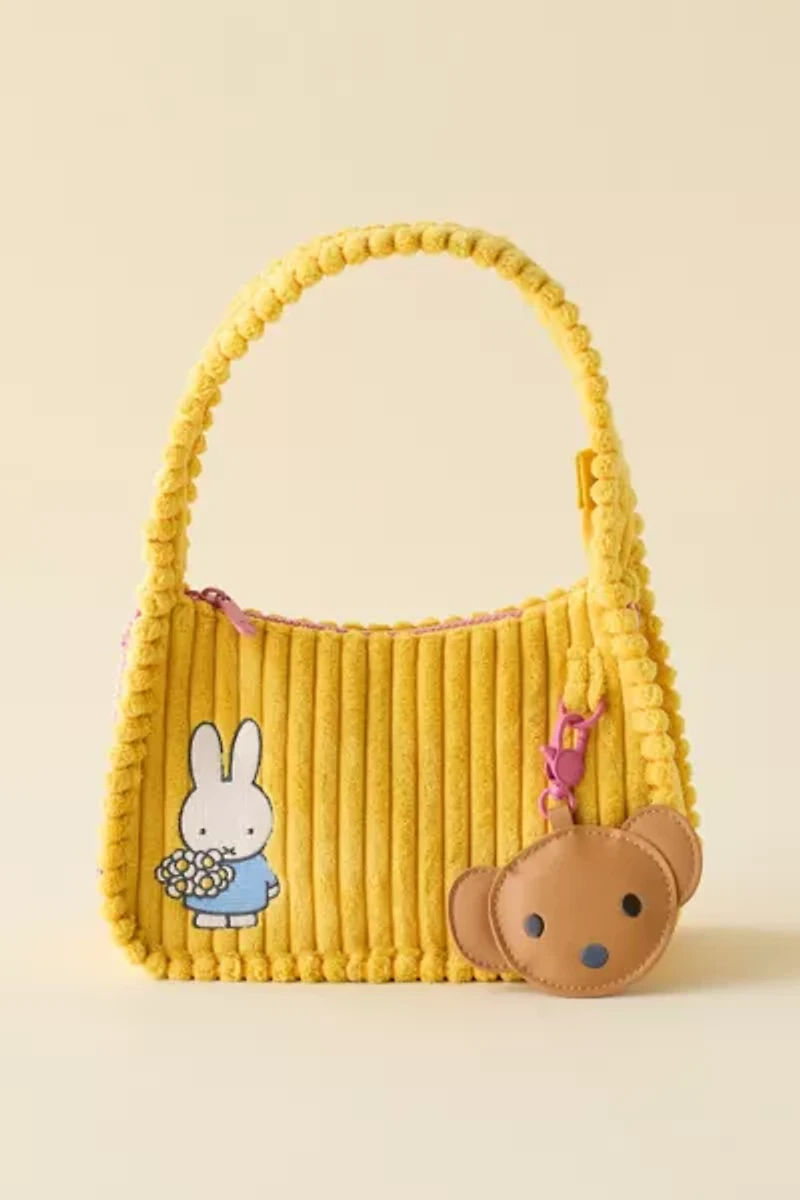 Whatever! Makes You Happy Miffy Corduroy Crossbody Bag