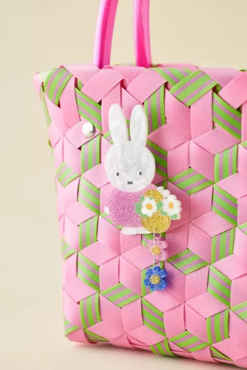 Miffy Whatever! Makes You Happy Flower Dangles Acrylic Collectible Pin