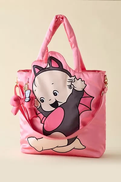 Whatever! Makes You Happy Kewpie Puffy Tote Bag