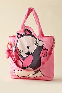 Whatever! Makes You Happy Kewpie Puffy Tote Bag