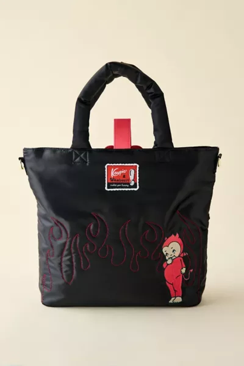 Whatever! Makes You Happy Kewpie Puffy Tote Bag