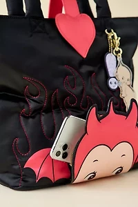 Whatever! Makes You Happy Kewpie Puffy Tote Bag