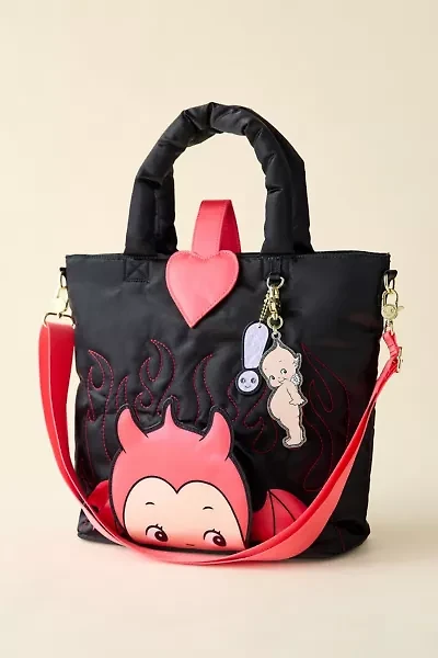 Whatever! Makes You Happy Kewpie Puffy Tote Bag