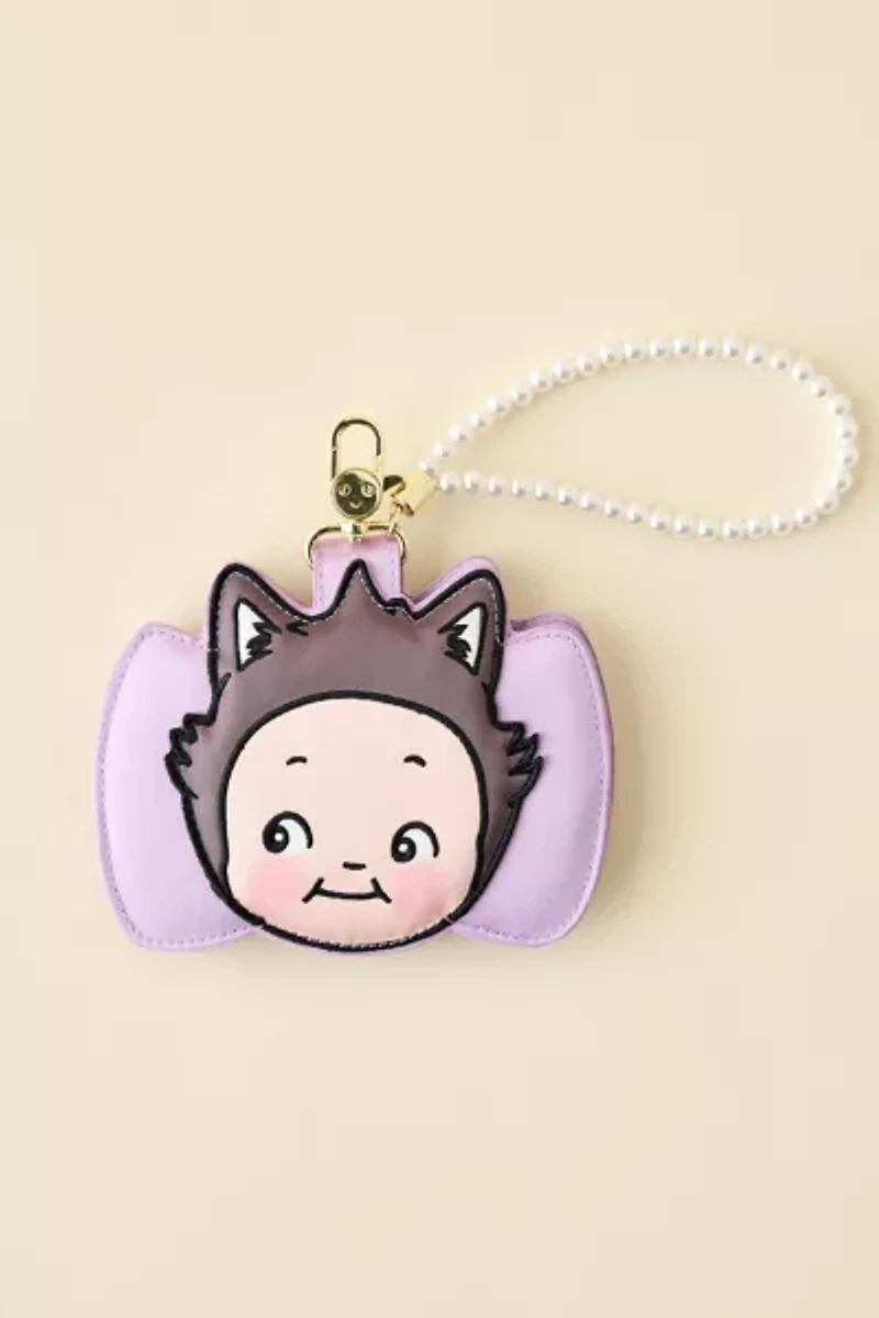 Whatever! Makes You Happy Kewpie Cat Card Wallet Keychain