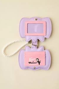 Whatever! Makes You Happy Kewpie Cat Card Wallet Keychain