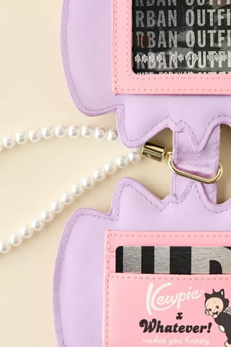 Whatever! Makes You Happy Kewpie Cat Card Wallet Keychain