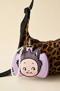 Whatever! Makes You Happy Kewpie Cat Card Wallet Keychain