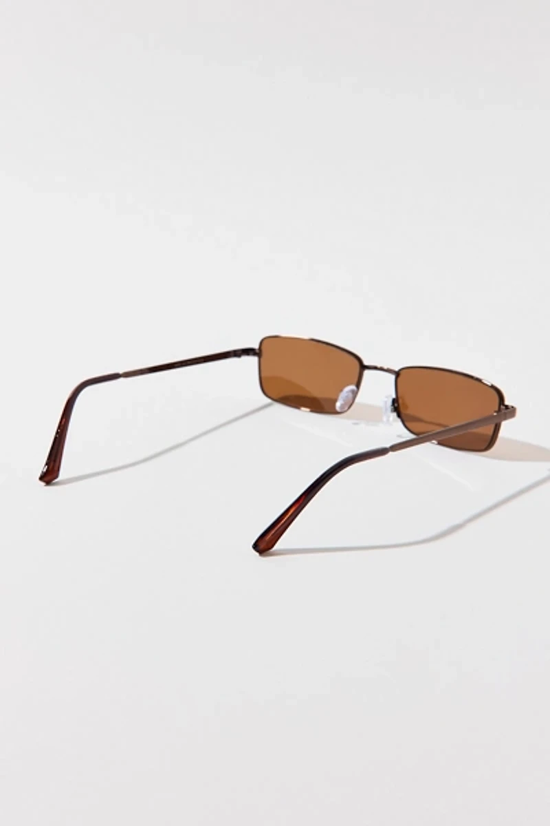 Cameron Slim Rectangle Sunglasses