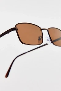 Cameron Slim Rectangle Sunglasses