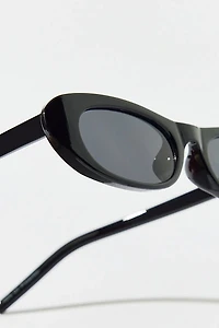 Kim Slim Oval Sunglasses