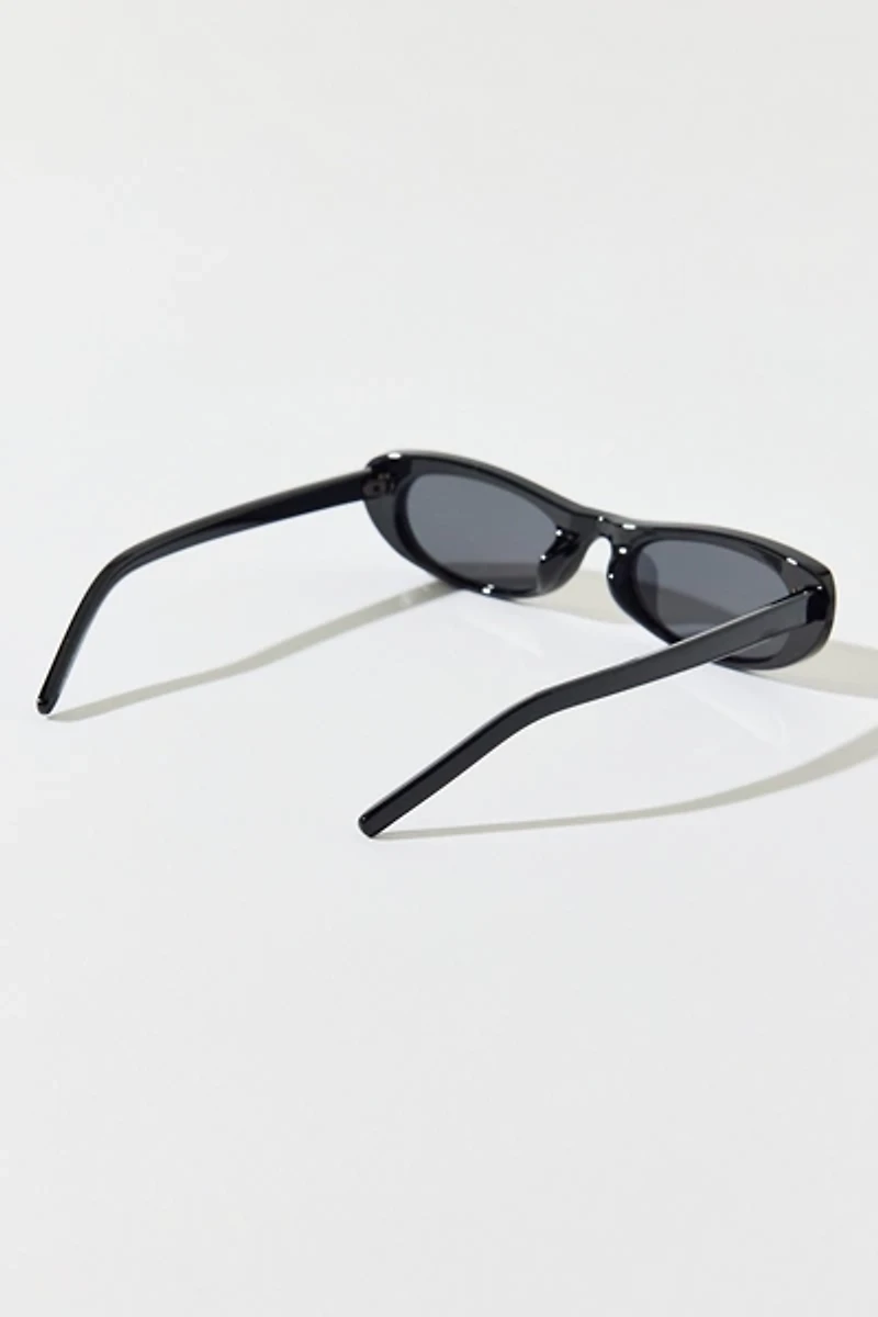 Kim Slim Oval Sunglasses