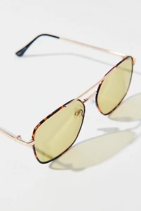 Moe Metal Aviator Sunglasses