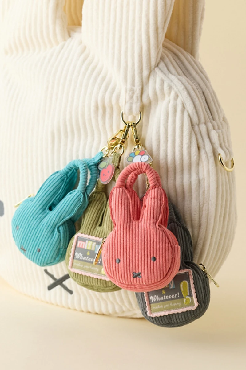 Whatever! Makes You Happy Miffy Corduroy Blind Box Mini Tote Bag Keychain