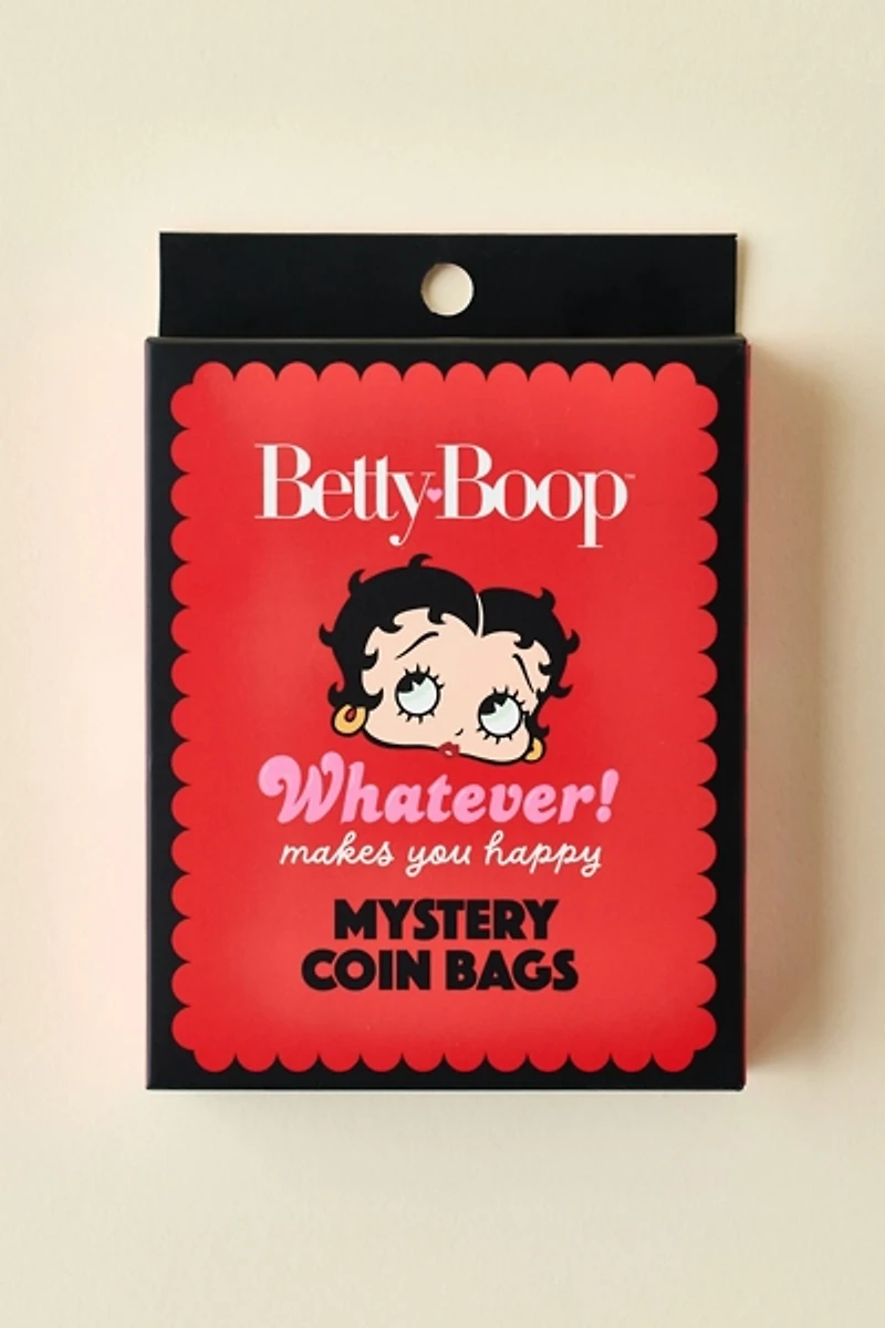 Whatever! Makes You Happy Betty Boop Mini Tote Bag Blind Box Keychain