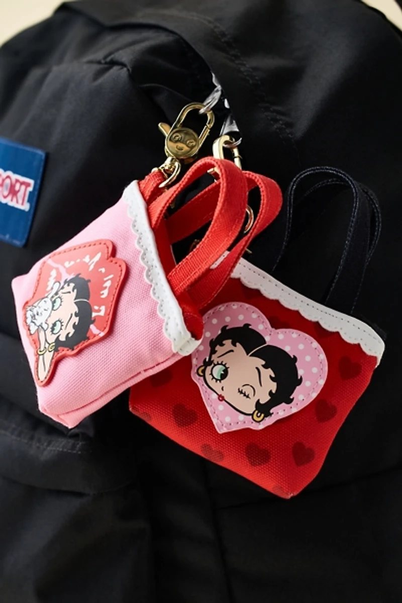 Whatever! Makes You Happy Betty Boop Mini Tote Bag Blind Box Keychain