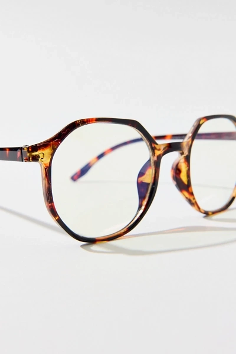 Denny Round Blue Light Glasses