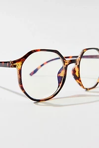 Denny Round Blue Light Glasses