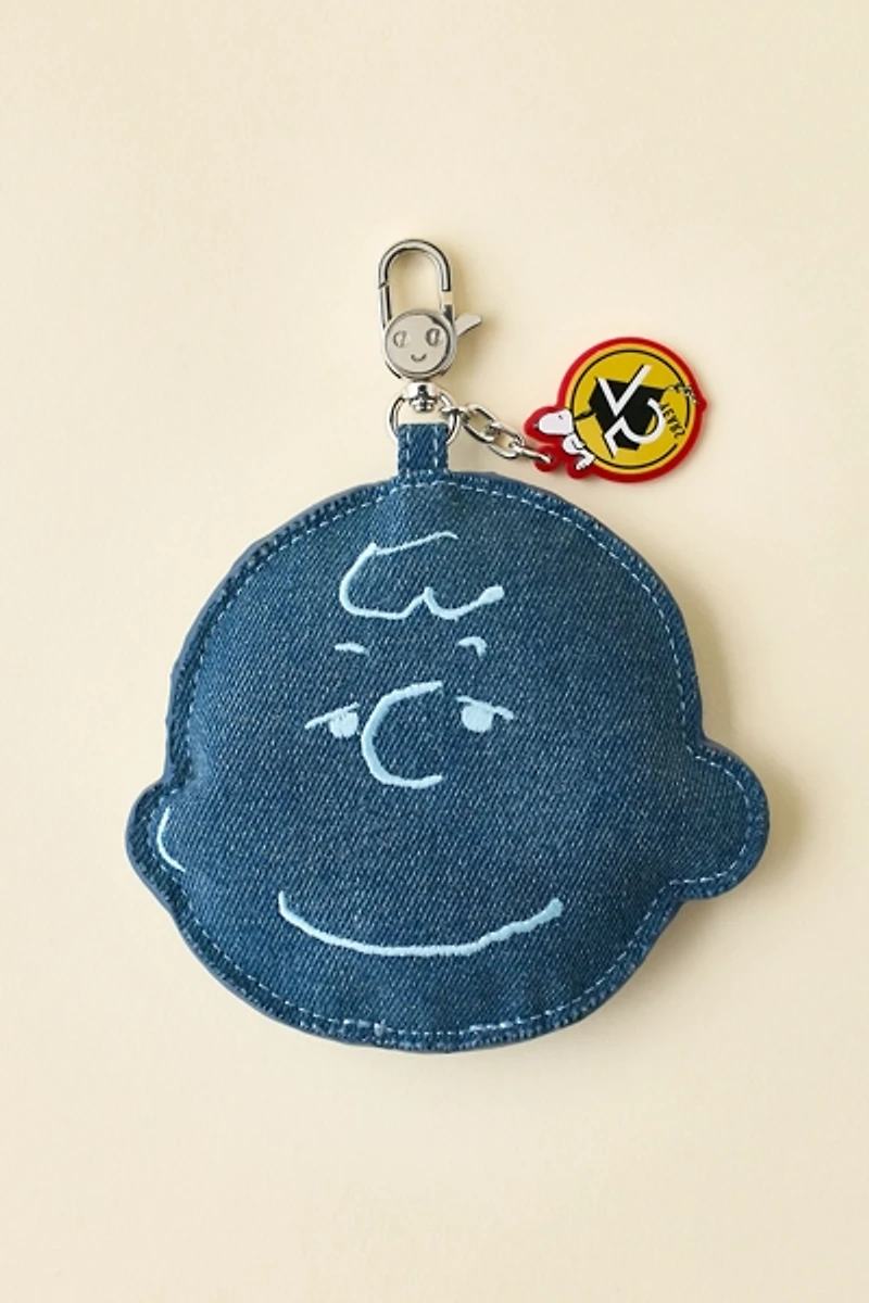 Whatever! Makes You Happy Peanuts Padded Denim Character Blind Box Keychain