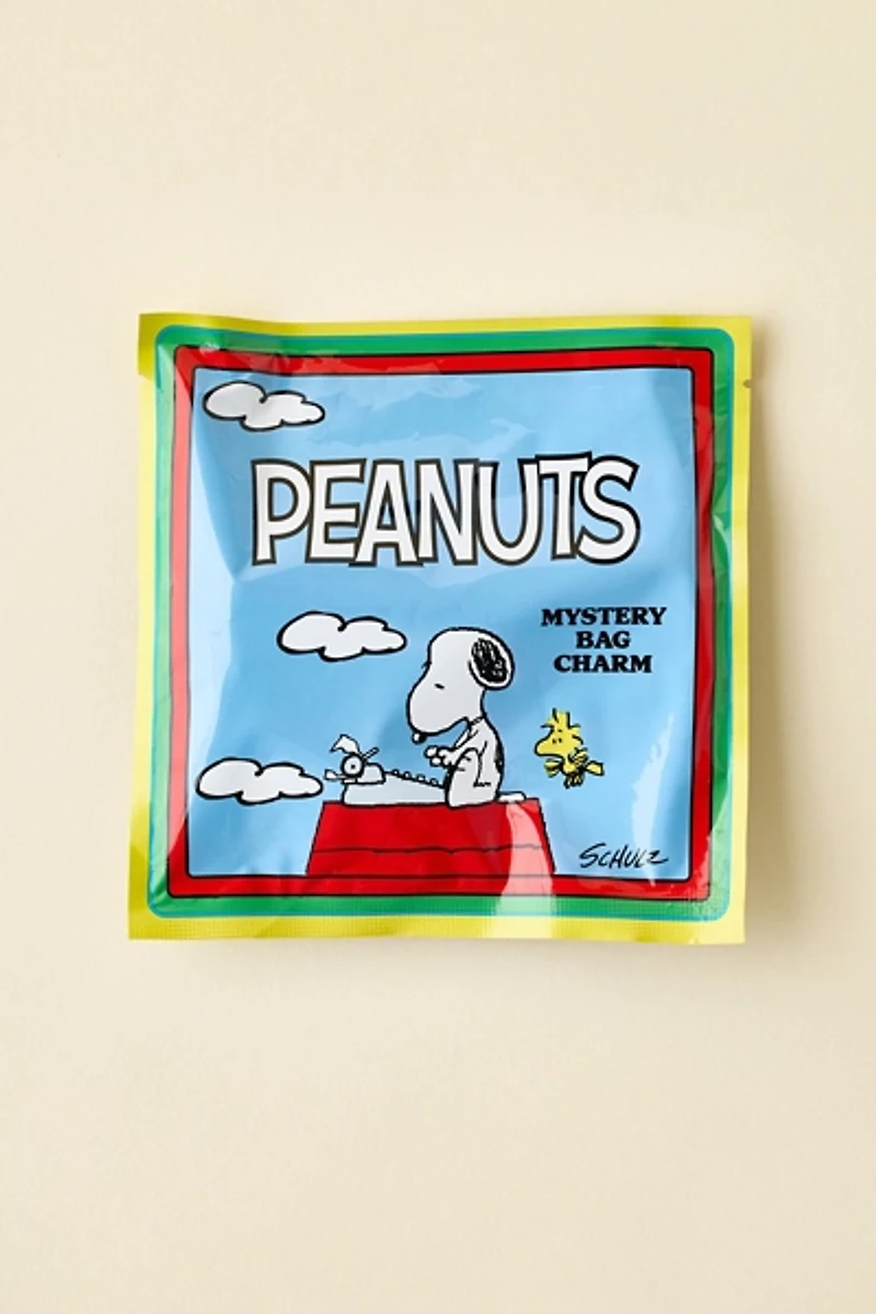 Whatever! Makes You Happy Peanuts Padded Denim Character Blind Box Keychain