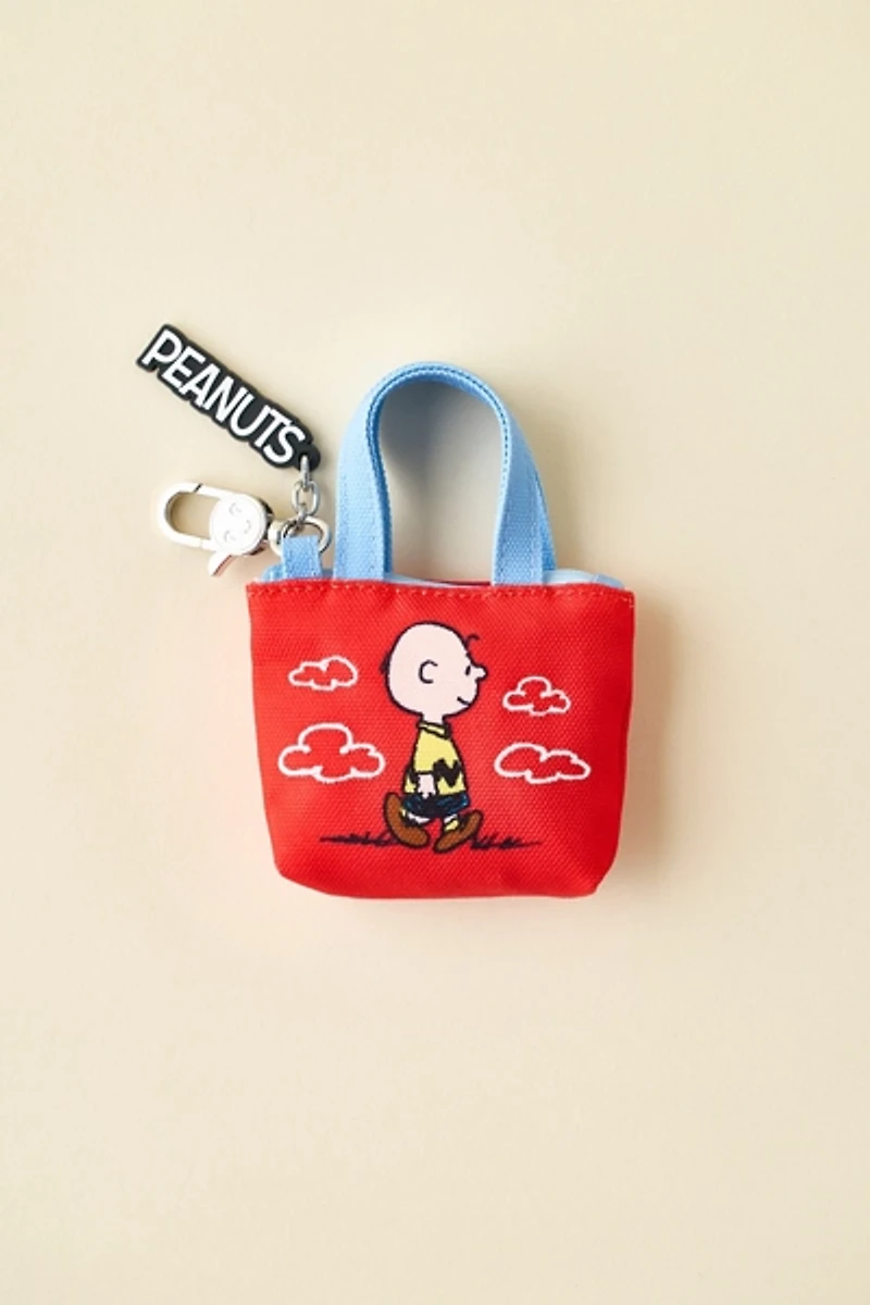 Whatever! Makes You Happy Peanuts In Clouds Mini Tote Bag Blind Box Keychain